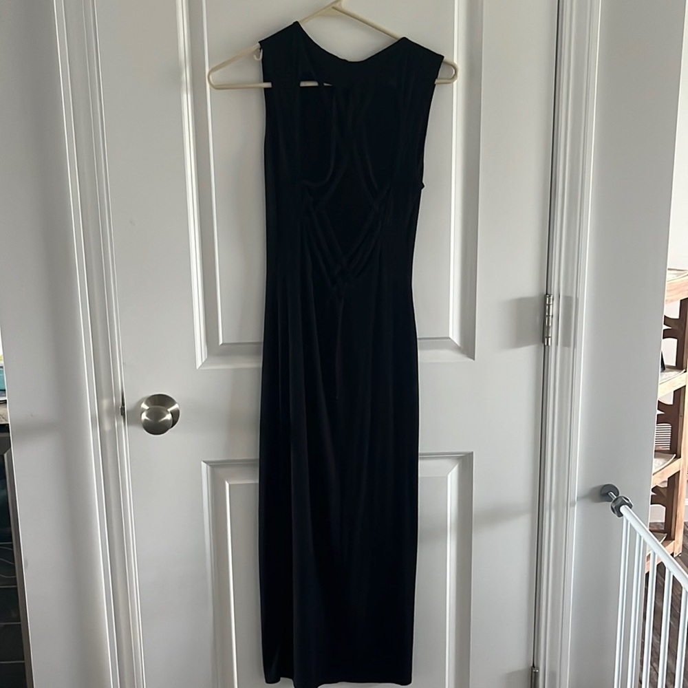 ASOS black stretchy dress